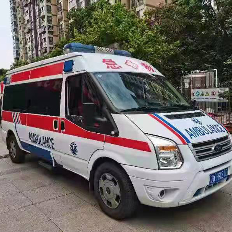 盘山长途救护车护送病人返乡